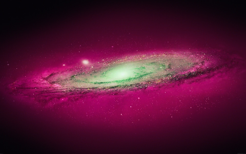 Download Pink Galaxy Space wallpaper