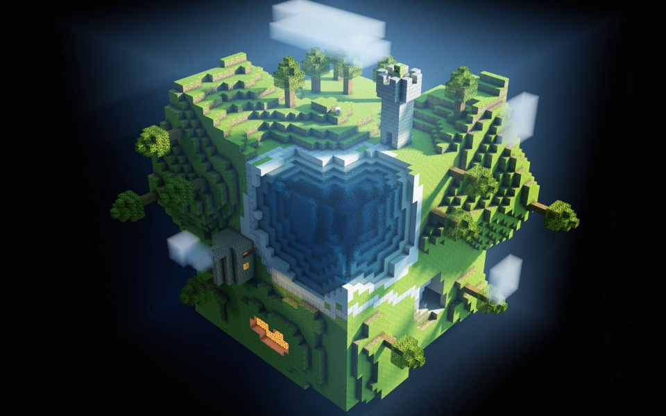 Download Planet Minecraft wallpaper