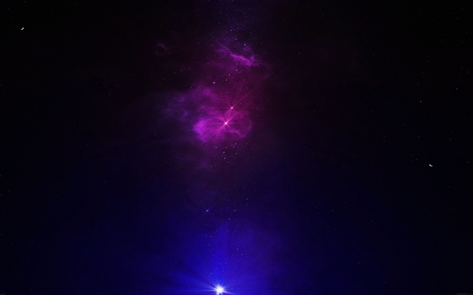 Download Purple Stars In Space wallpaper