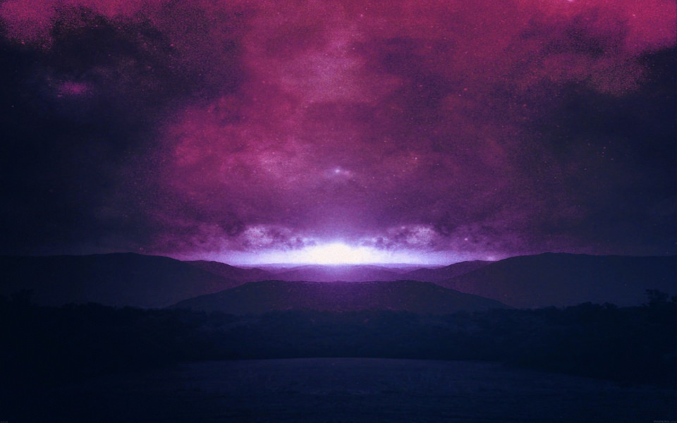 Download Purple Sun Rise View wallpaper