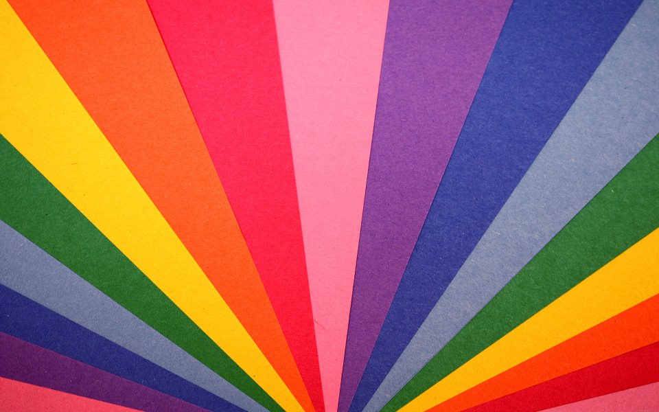 Download Rainbow Light Beams wallpaper