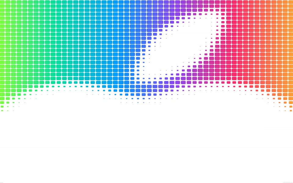 Download Rainbow Pixels Apple Logo wallpaper