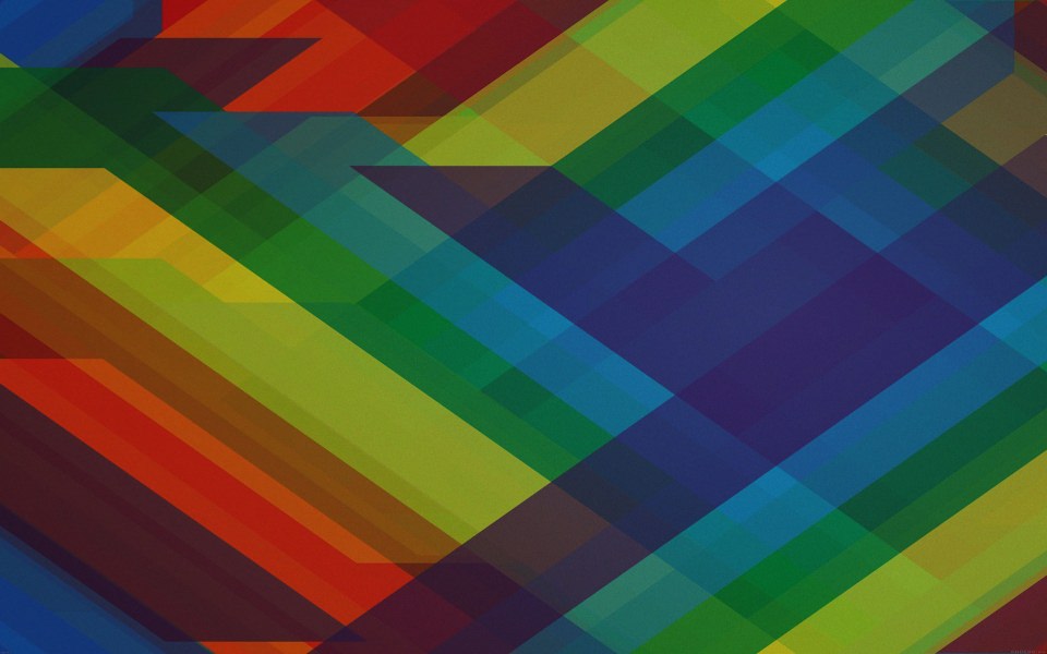 Download Rainbow Polygons wallpaper