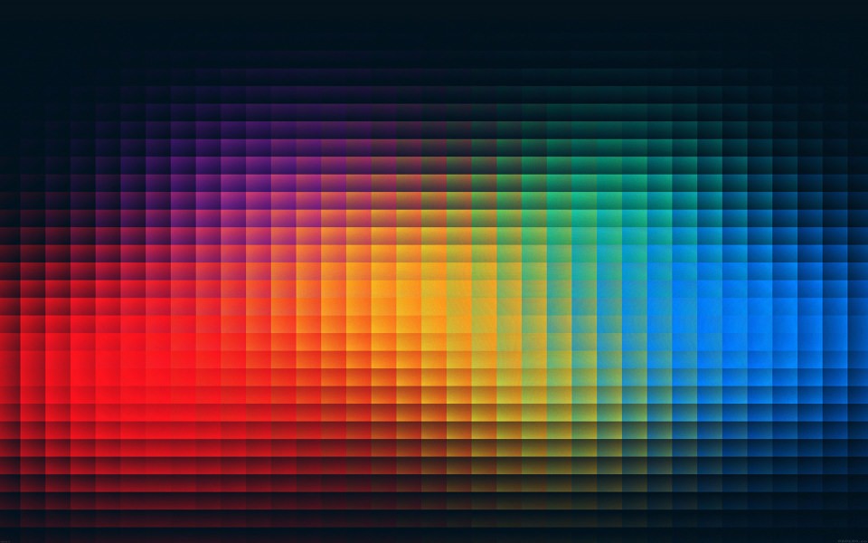 Download Rainbow Square Pixels wallpaper