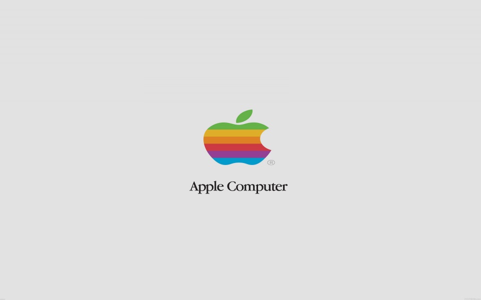 Download Retro Apple Computer Logo wallpaper