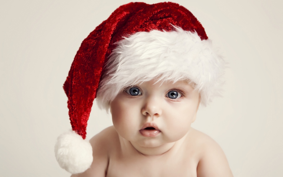Download Santa Claus Baby wallpaper