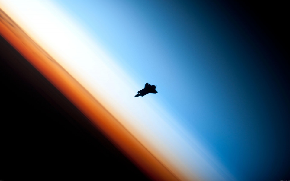 Download Single Spaceship Endeavor wallpaper