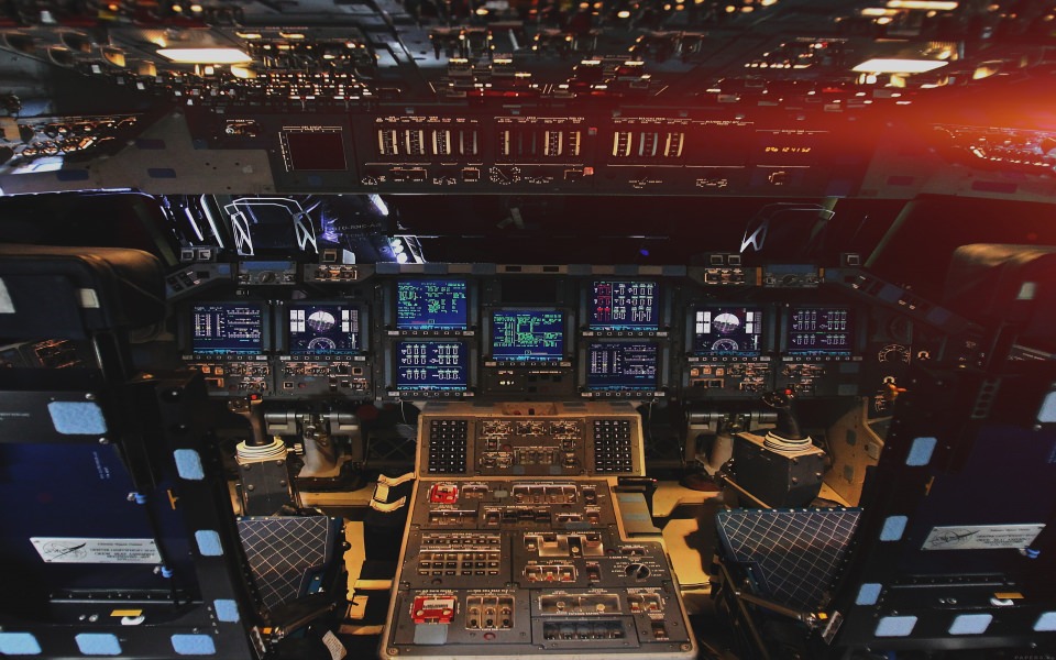 Download Space Ship Controls wallpaper