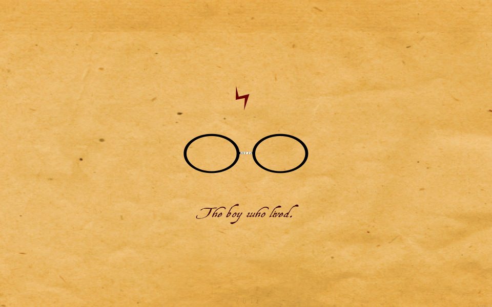 Download 'The Boy Who Lived' Glasses and Scar wallpaper