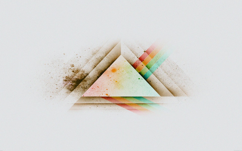 Download Triangle Colourful Shape Logo Design wallpaper