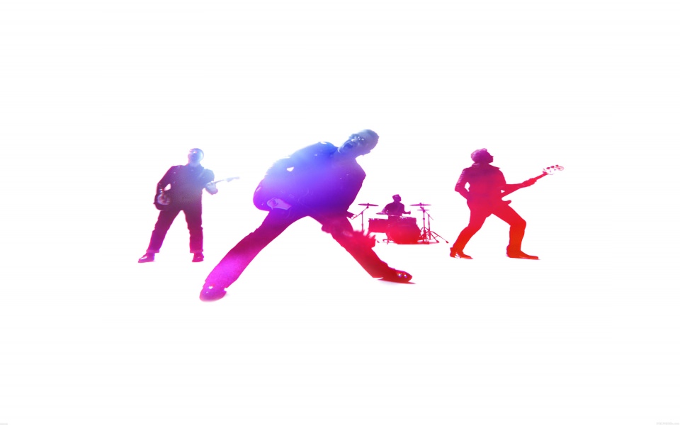 Download U2 Colourful Music Cover wallpaper