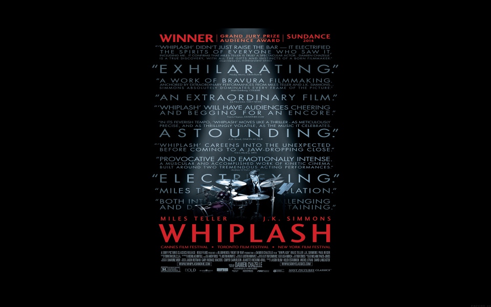Download Whiplash Film Poster wallpaper