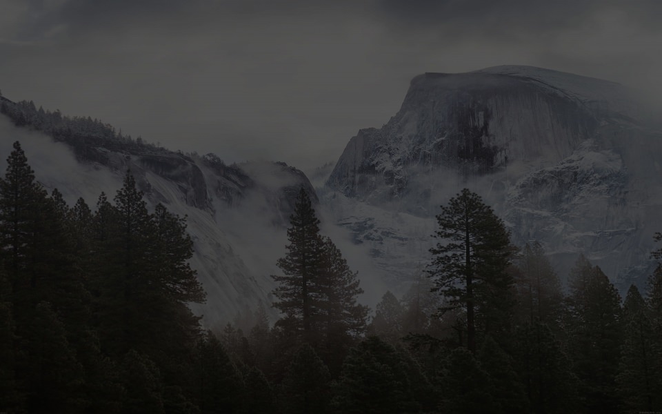 Download Yosemite Grey Mountains wallpaper