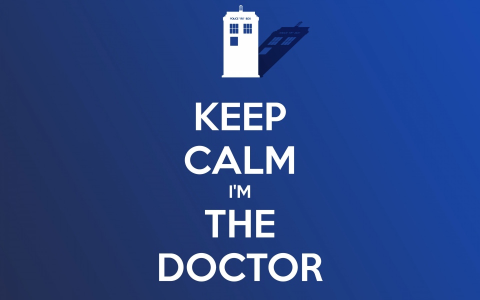 Download Keep Calm I'm The Doctor wallpaper