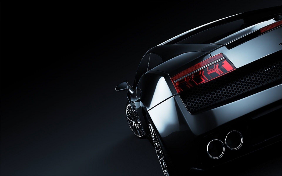 Download Lamborghini Aventador Black wallpaper