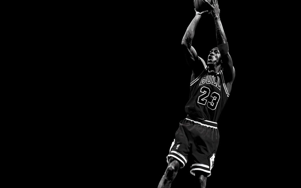 Download Michael Jordan Black White wallpaper