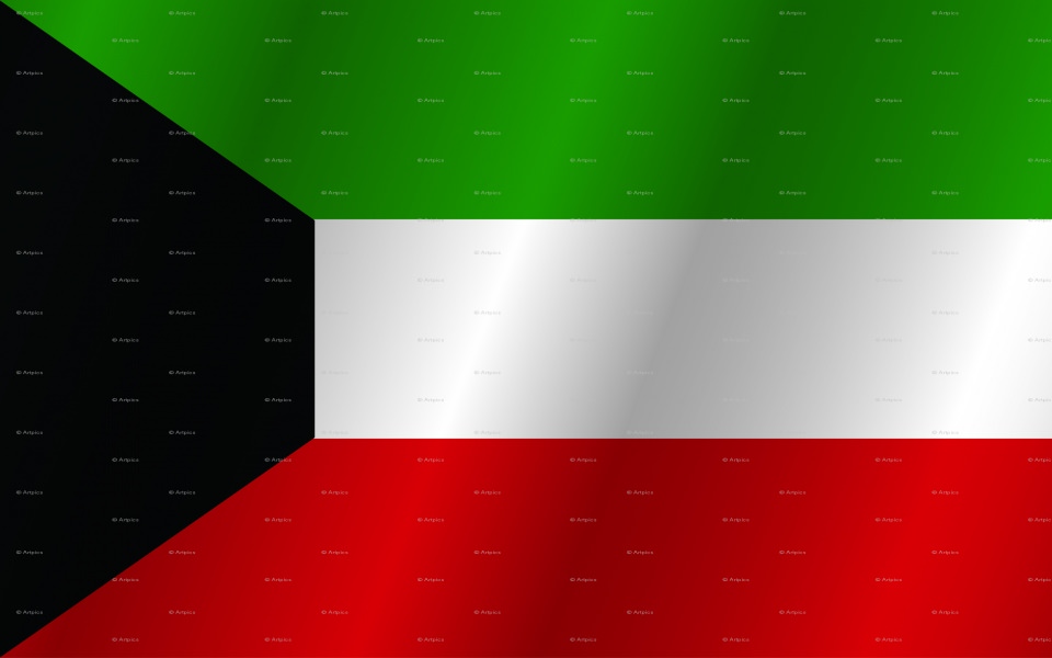 Download Flag of Kuwait wallpaper