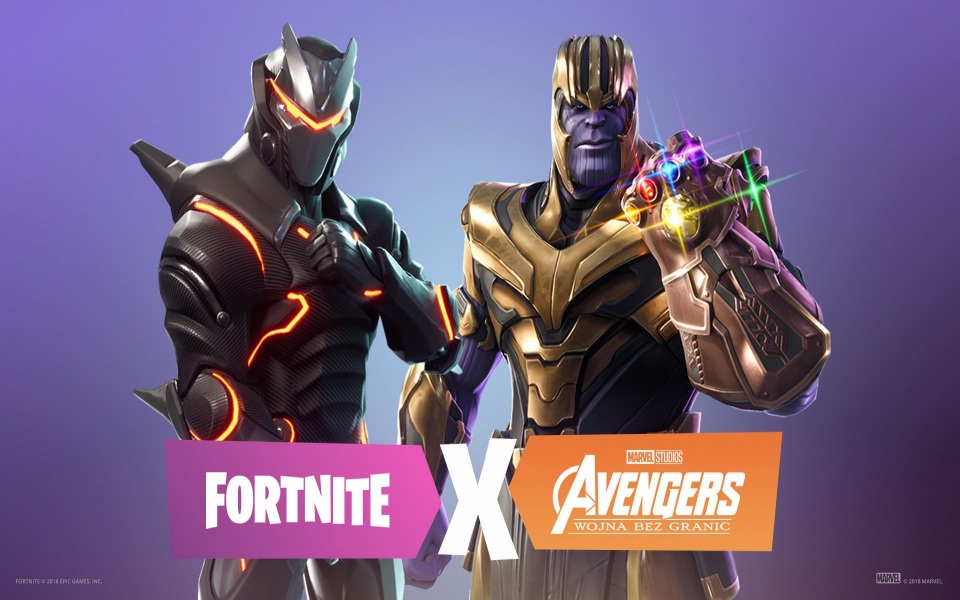 Download Thanos Vs Fortnite wallpaper