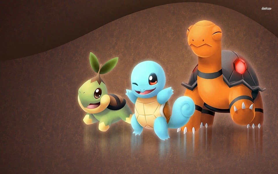 Download Torkoal Squirtle Turtwig wallpaper