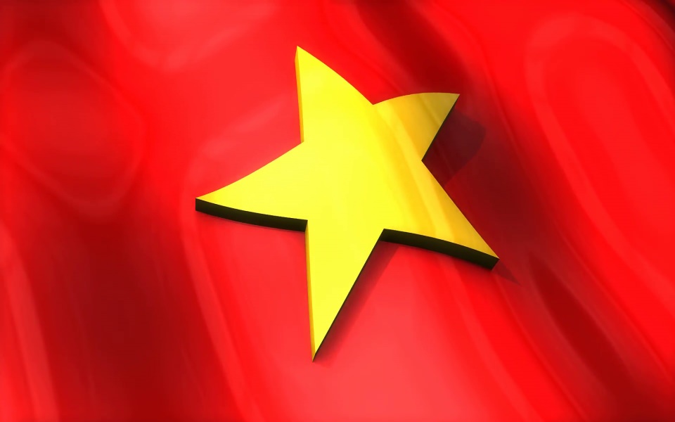 Download 3D flag Vietnam waving ripple Asia Motion Backgrounds wallpaper