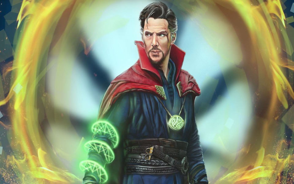 Download 4k Doctor Strange Marvel Comic Art wallpaper