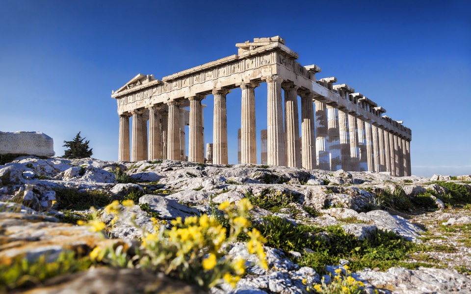 Download Acropolis of Athens 4k wallpaper