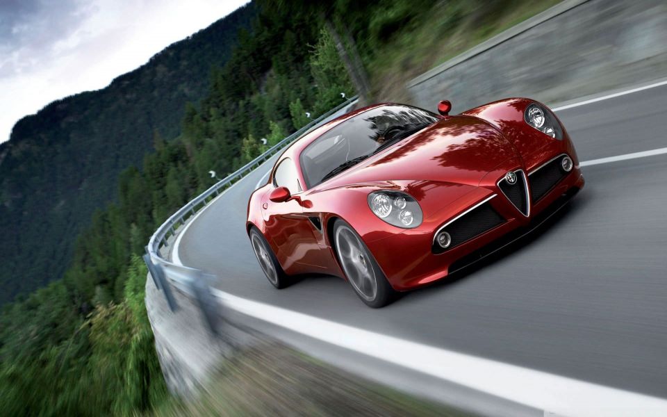 Download Alfa Romeo 8C Competizione 4K Wallpaper - GetWalls.io