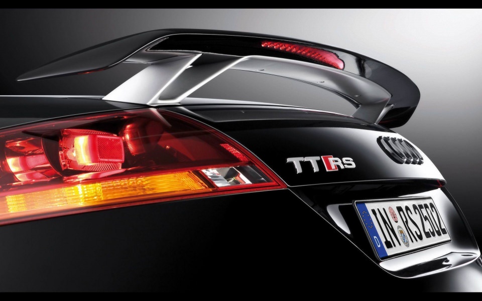 Download Audi TT RS Roadster Rear Spoiler wallpaper