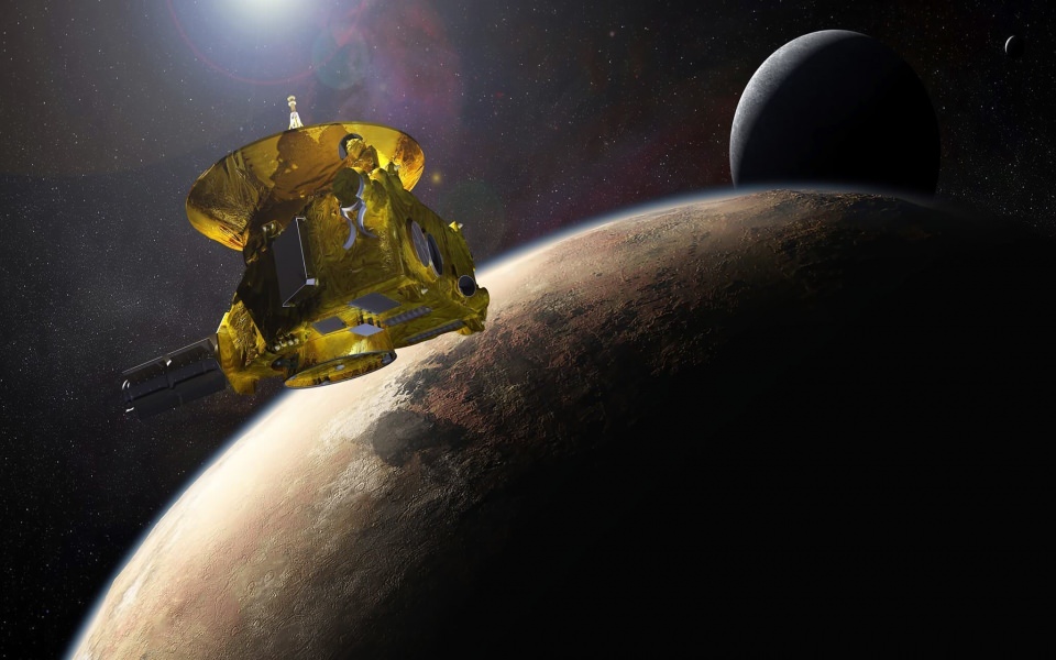 Download automatic interplanetary station new horizons pluto dwarf planet wallpaper