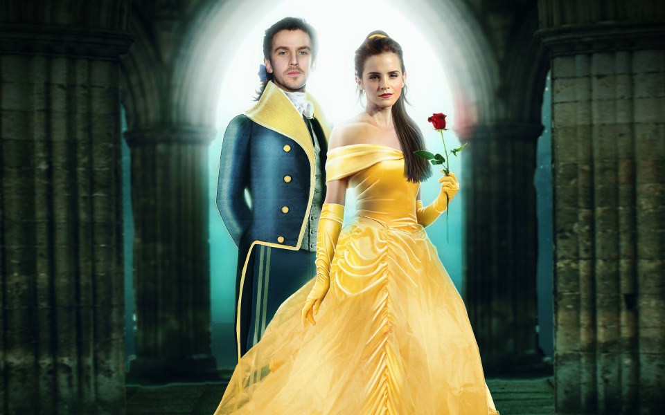 Download Beauty And The Beast Dan Stevens Emma Watson HD 4k wallpaper