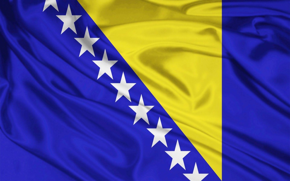 Download Bosnia and Herzegovina Flag wallpapers wallpaper