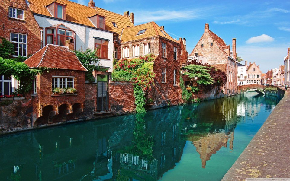 Download Bruges Belgium 4K HD wallpaper