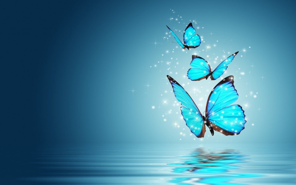Download butterfly magic backgrounds wallpaper