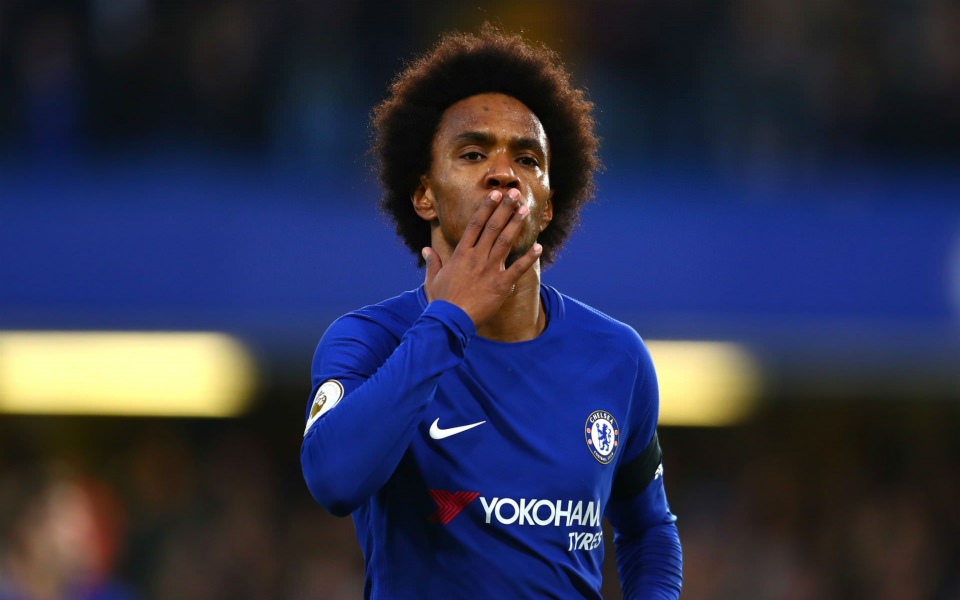 Download Chelsea 2 Crystal Palace 1 Willian wallpaper