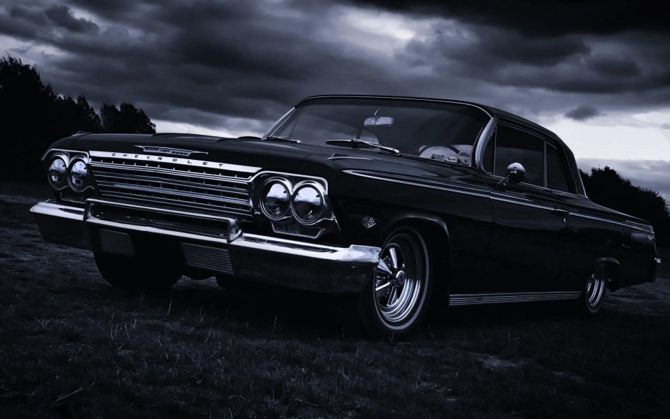 Download chevrolet impala 1967 hardtop sedan wallpaper