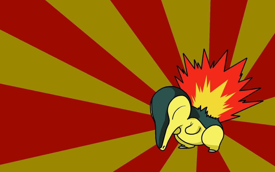 Download cyndaquil black backgrounds 1920x1080 wallpaper