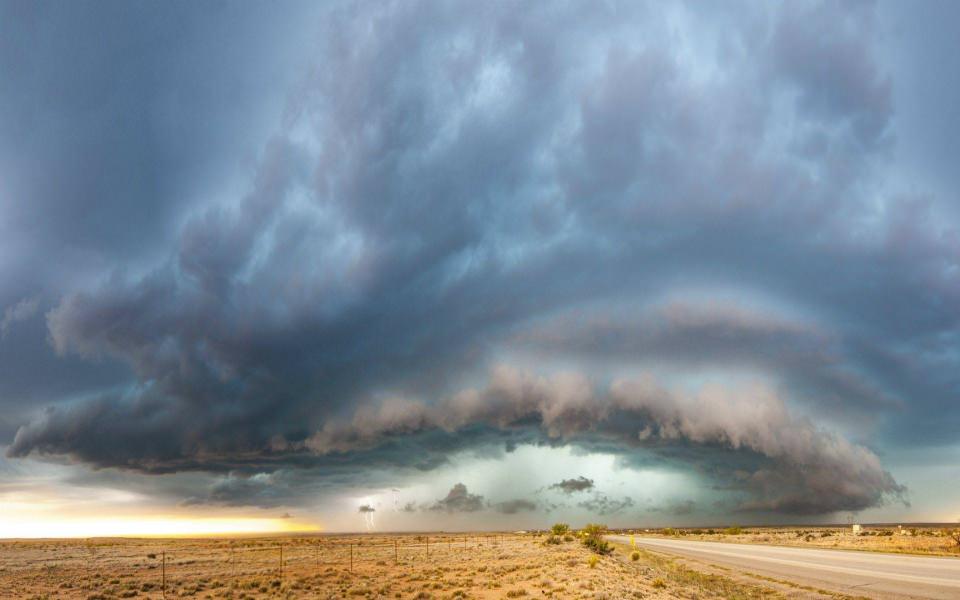 Download Desert Storm New Mexico USA wallpaper