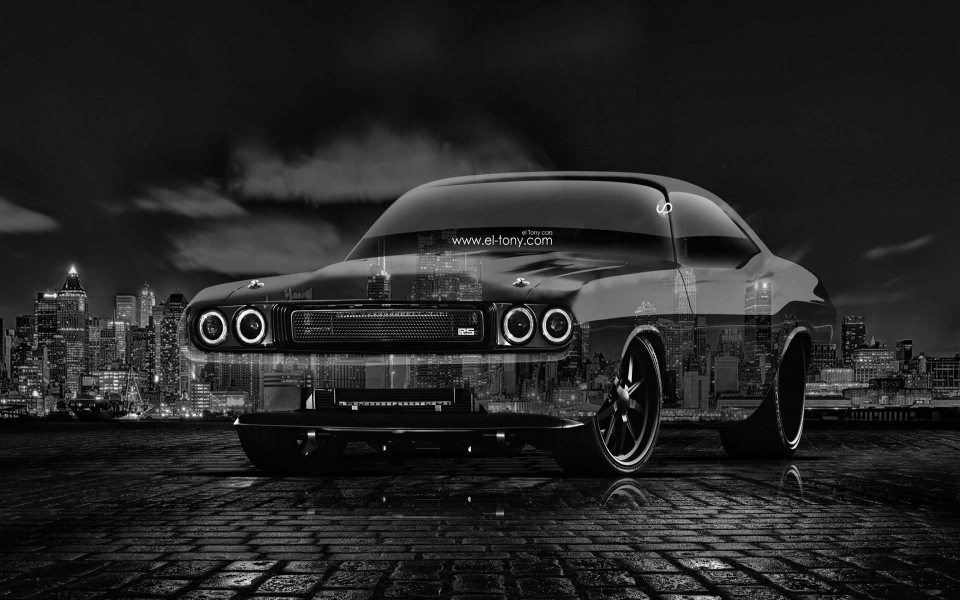 Download Dodge Challenger Muscle Crystal City wallpaper
