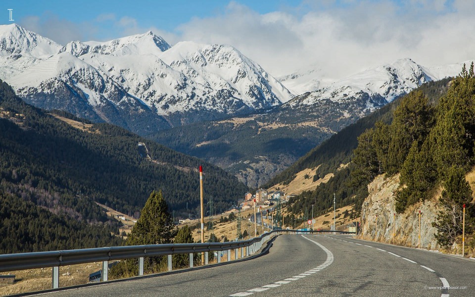 Download Download Mountain road in Andorra 1920x1080 wallpaper