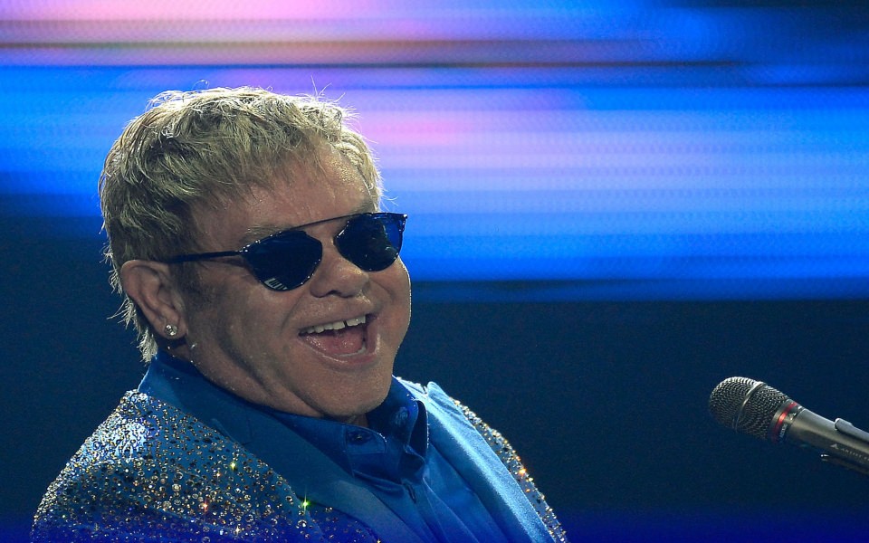 Download Elton John Madonna wallpaper