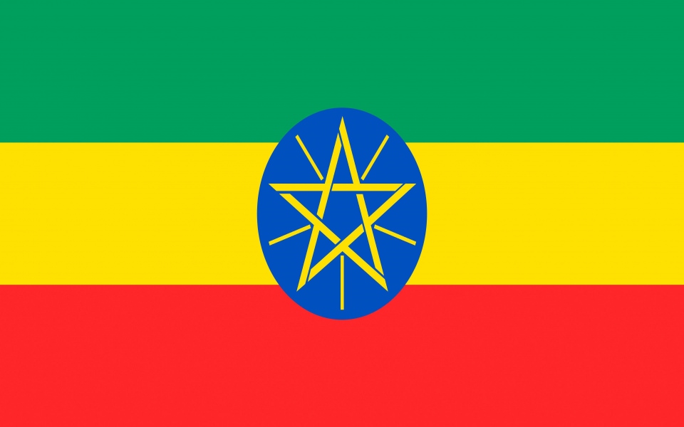 Download Ethiopia Flag Stripes 4657x2330 wallpaper