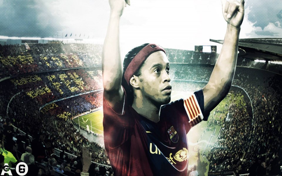 Download Fc Barcelona Ronaldinho wallpaper