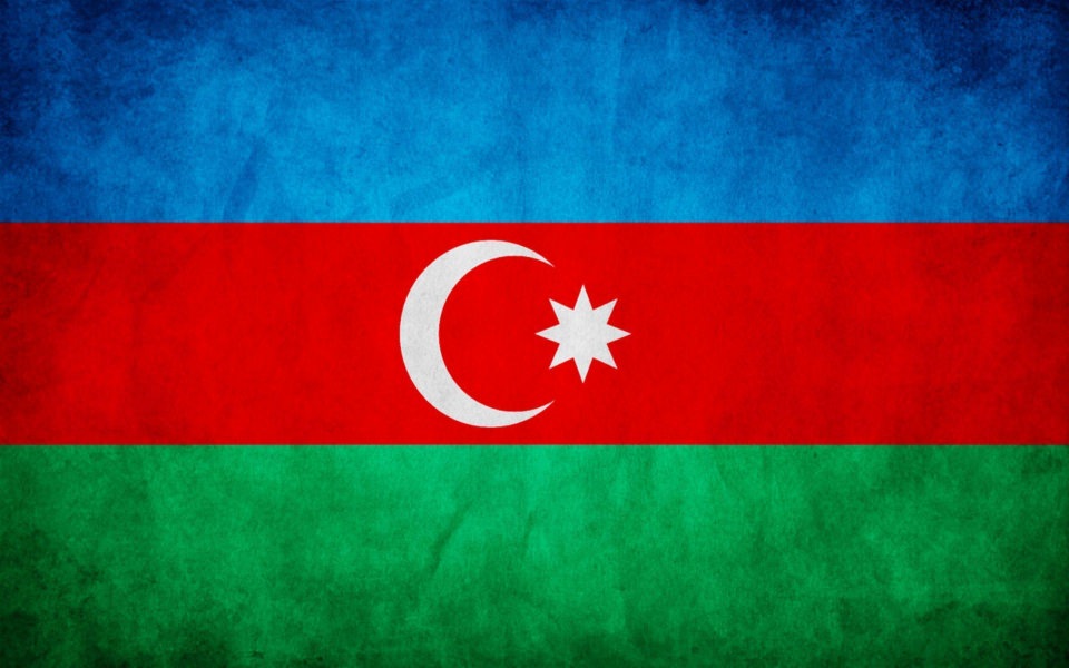 Download Flag of Azerbaijan wallpaper
