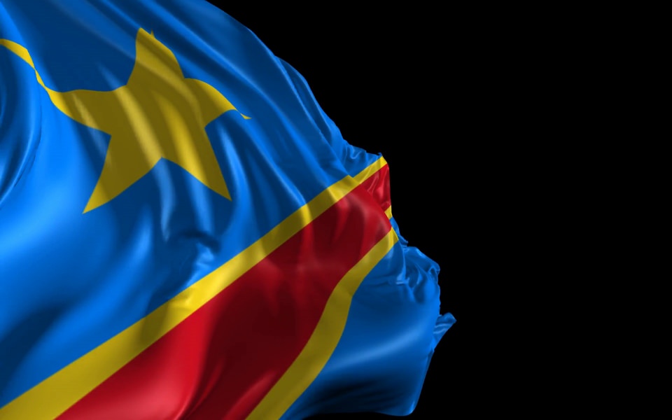 Download Flag of Democratic Republic of Congo wallpaper