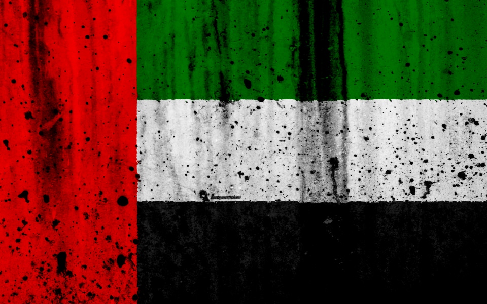 Download flag of UAE wallpaper