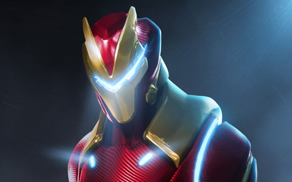 Download Fortnite X Marvel Iron Man HD Superheroes 4k Wallpapers wallpaper