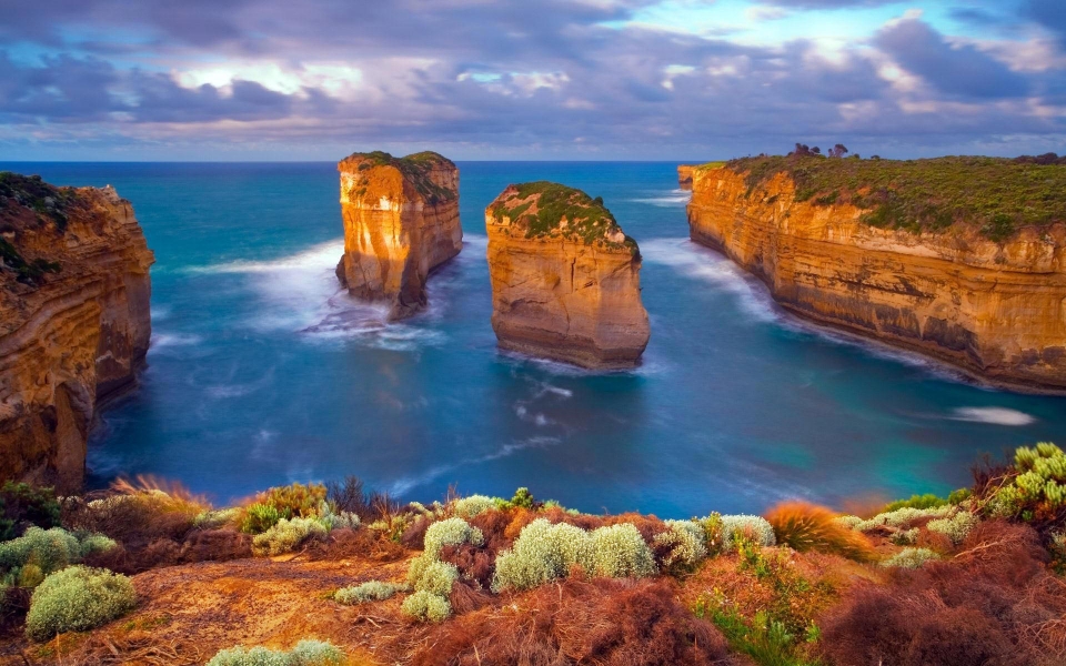 Download Great Ocean Road In Victoria Australia Coastal Landscape 4k wallpaper