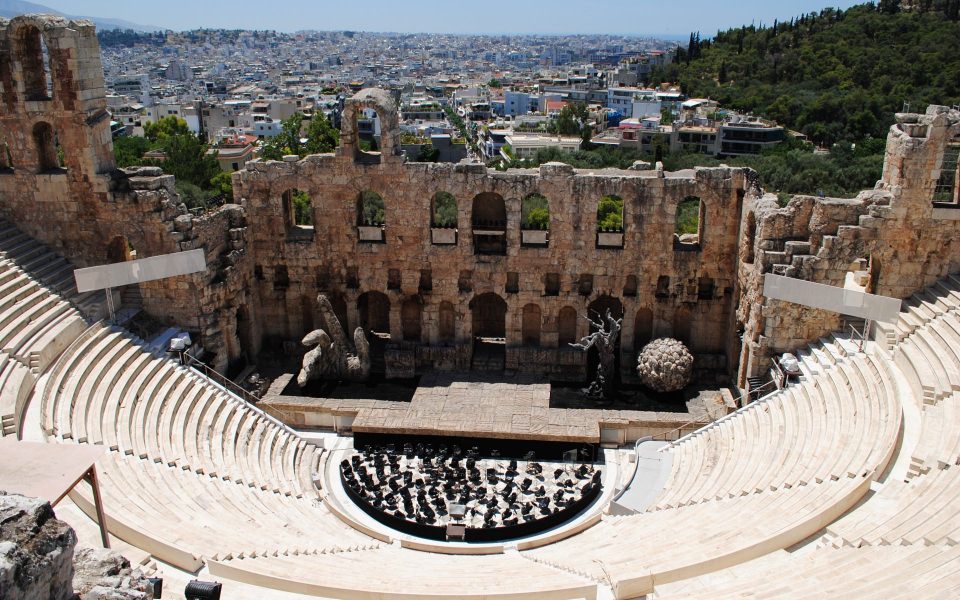 Download Greek National Opera Athens city HD wallpapers wallpaper