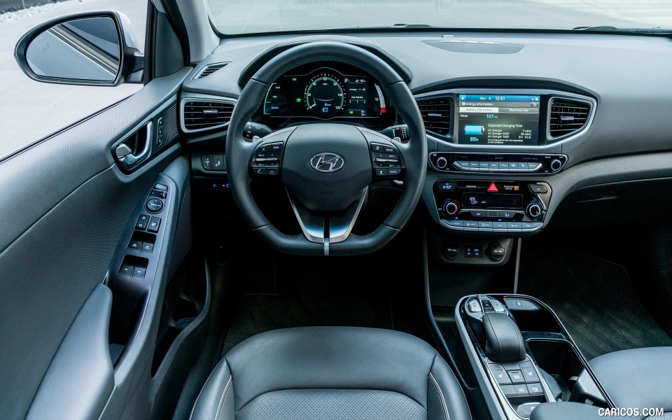 Download Hyundai Ioniq EV Interior Cockpit wallpaper