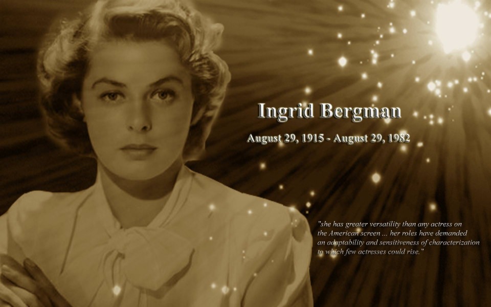 Download Ingrid Bergman Desktop Wallpapers wallpaper